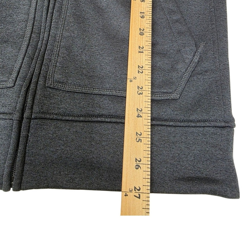 Burton Oak Full-Zip Hoodie Gray Sunset Mountain Graphic Fleece Mens Small - Picture 10 of 11